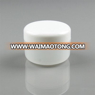 Factory price PP transparent wide mouth cream cosmetic pet loose powder clear plastic jar