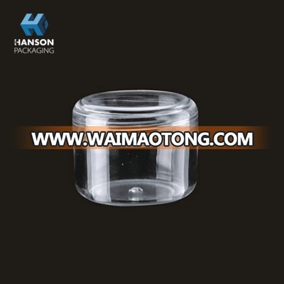 Wholesale 15g 30g packaging jar empty clear plastic skin care body cream cosmetic container