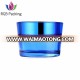 Factory Wholesale 50g Blue empty Glass Face Cream Cosmetic Jars